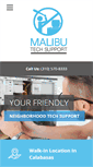 Mobile Screenshot of malibutechsupport.com